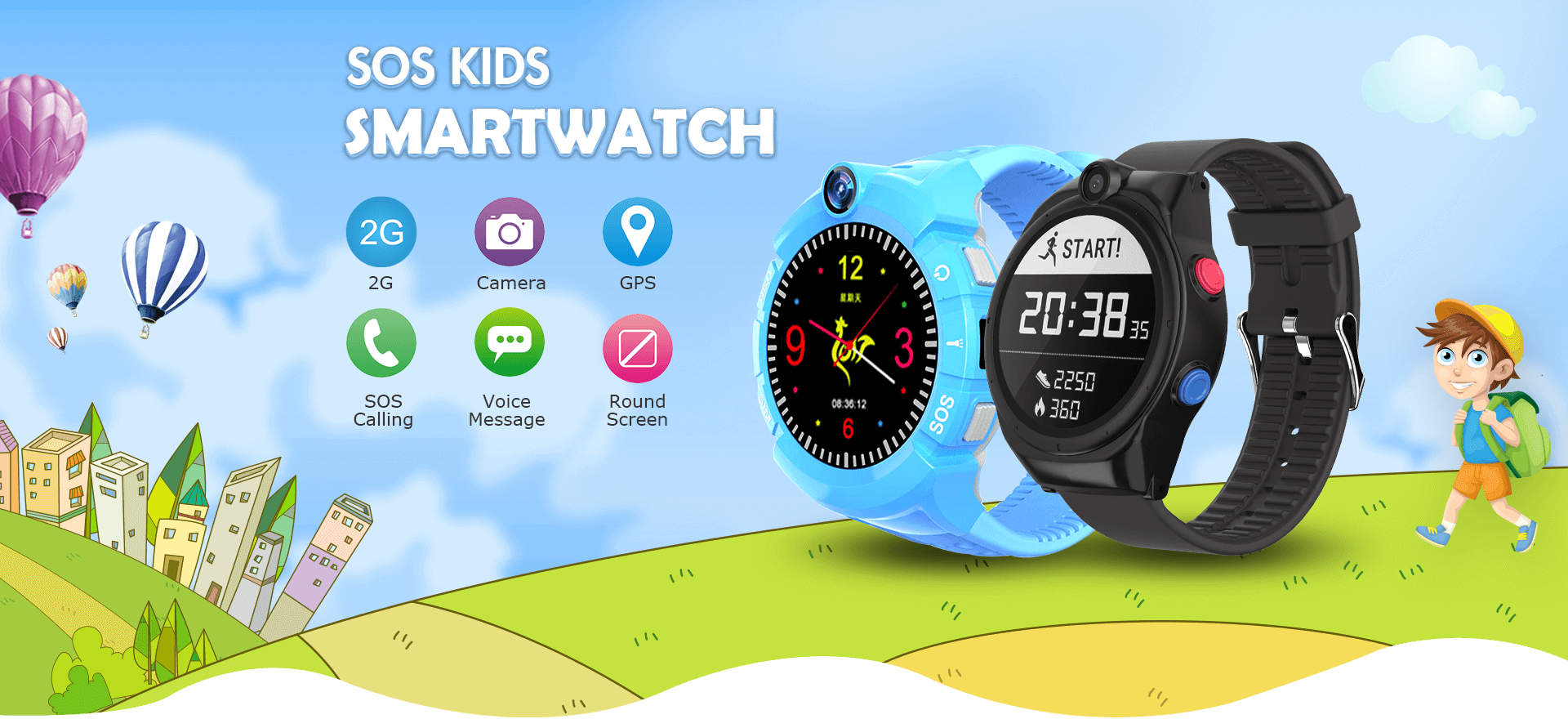 SOS Kid Smartwatch