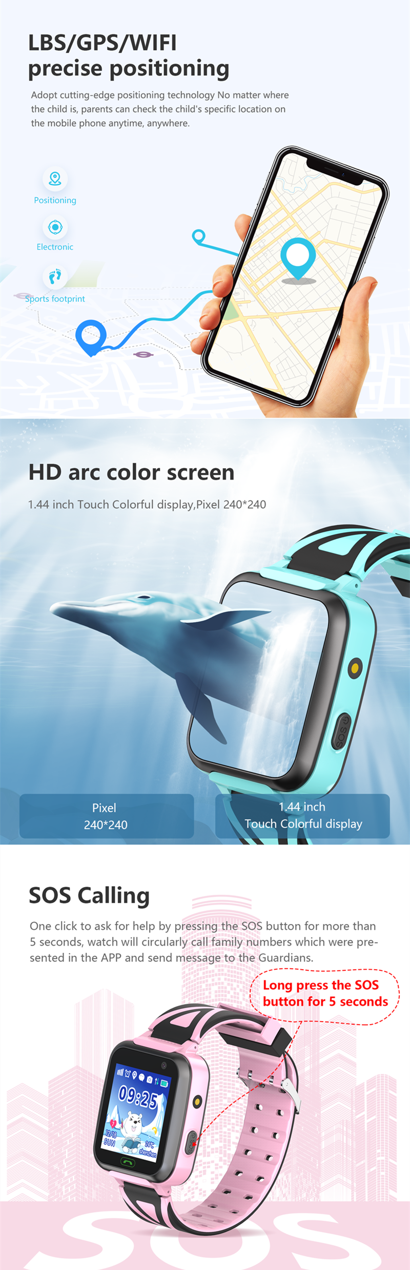 Kids Smartwatch TD-16