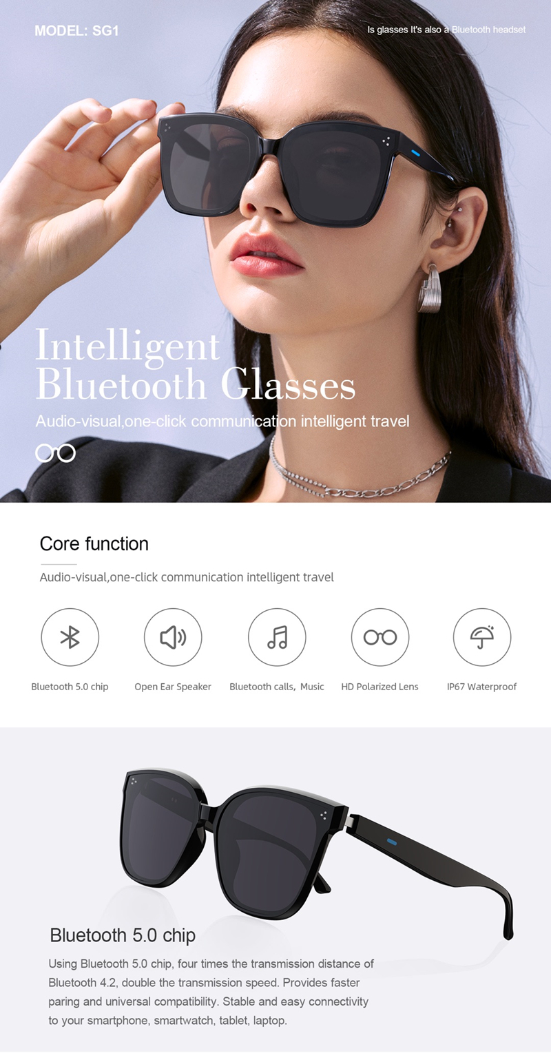 Bluetooth Smart Sunglasses SG1