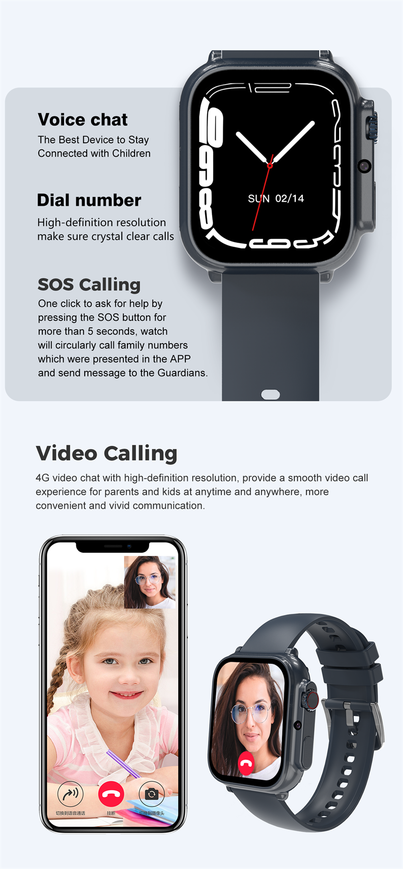 4G Video Call Watch LT48